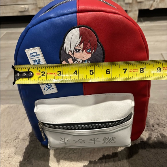 My Hero Academia Shoto Todoroki Fire & Ice Mini Backpack - Picture 12 of 13